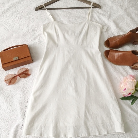 Brandy Melville Dresses & Skirts - Brandy Melville White Cotton Cami Sundress